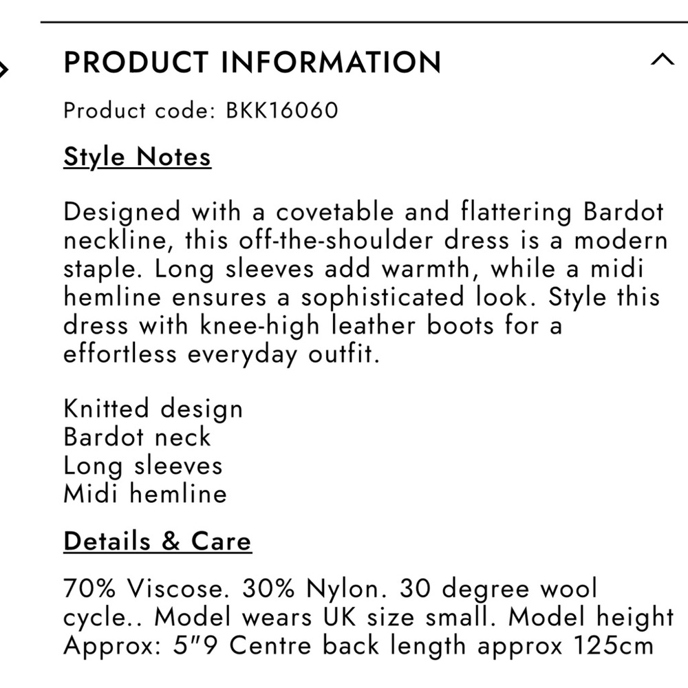 Karen Millen Off Shoulder‎ Knit Midi Dress - Picture 4 of 7
